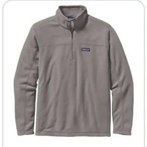 Patagonia Mens size Medium Gray Fleece 1/4 Zip